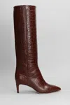 Paris Texas Stiletto Boot 85 In Cioccolato In Brown