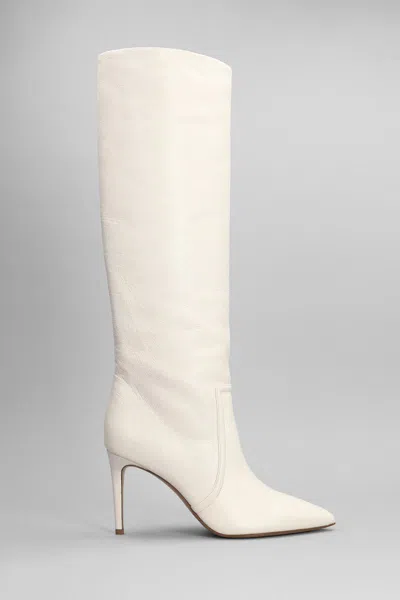 Paris Texas High Heels Boots In Weiss