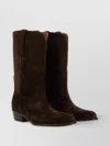 Paris Texas "hilda" Mid-calf Suede Western Boots