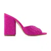 Paris Texas Holly Anja Embellished Suede Mules