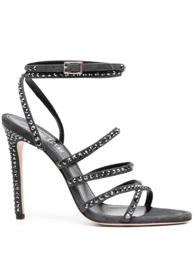 Paris Texas Holly Maeva 115mm Sandals In Grey