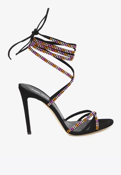 Paris Texas Holly Nicole 100 Lace-up Sandals In Multicolor