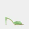 Paris Texas Holly Stiletto Mule 85 In Green