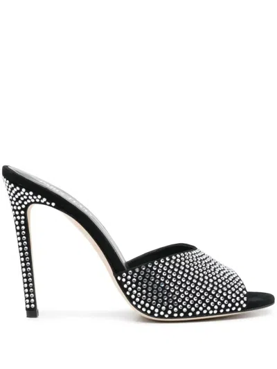 Paris Texas Holly Stiletto Mule In Black