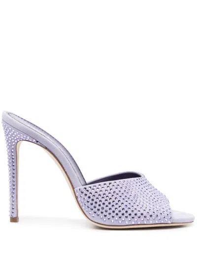 Paris Texas Holly Stiletto Mule In Purple