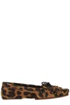 Paris Texas Leopard Print Suede Loafers In Multicolour