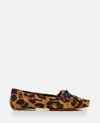 Paris Texas Leopard Print Suede Loafers In Multicolor