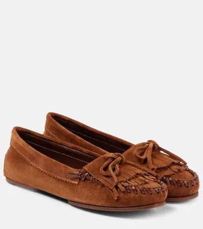 PARIS TEXAS INDIANA SUEDE LOAFERS
