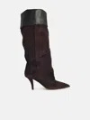 Paris Texas 'ines Reverse 75' Chocolate Suede Boots
