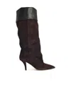 Paris Texas 'ines Reverse 75' Chocolate Suede Boots
