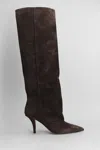 Paris Texas Ines Reverse 75 High Heels Boots In Brown