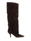 Paris Texas Ines Reverse Midcalf Boot 75 In Black