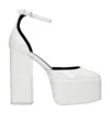 Paris Texas Jane 130mm Platform Pumps In White