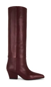 Paris Texas Jane 60 Leather Knee-high Boots In Burgundy