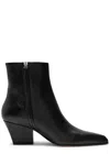 Paris Texas Jane 60 Leather Ankle Boots In Black