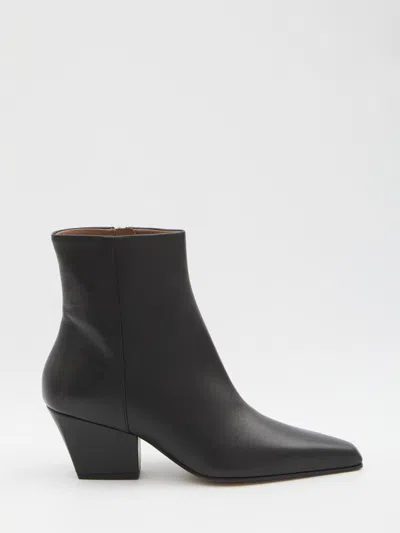 Paris Texas Jane Ankle Boots In Black