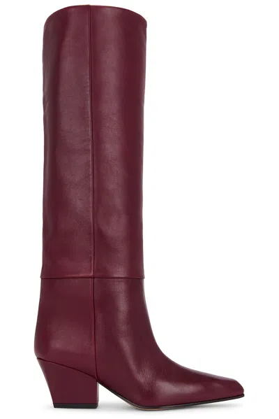 Paris Texas Jane Boot 60 In Rouge Noir