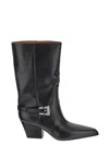 Paris Texas Jane Pull-on Boots In Black