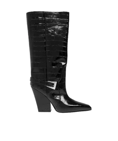 Paris Texas Jane Boots In Black