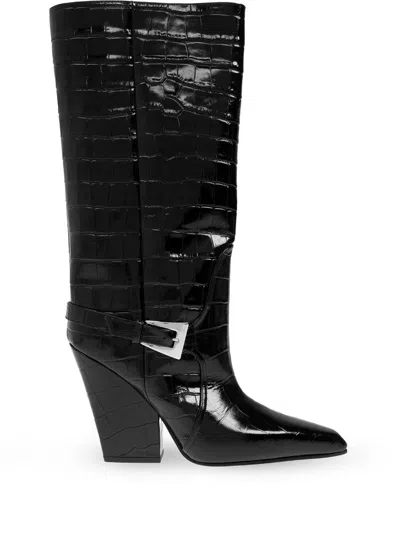 Paris Texas Jane Boots In Black