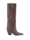 Paris Texas Jane Buckle Boot Heel 60 In Mocha