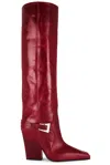 Paris Texas Jane Buckle 100 Boot In Red
