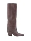 Paris Texas Jane Buckle Boot Heel 60 In Mocha