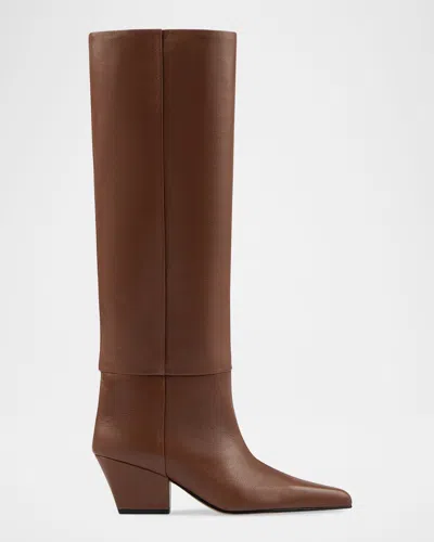 Paris Texas Jane Leather Knee Boots