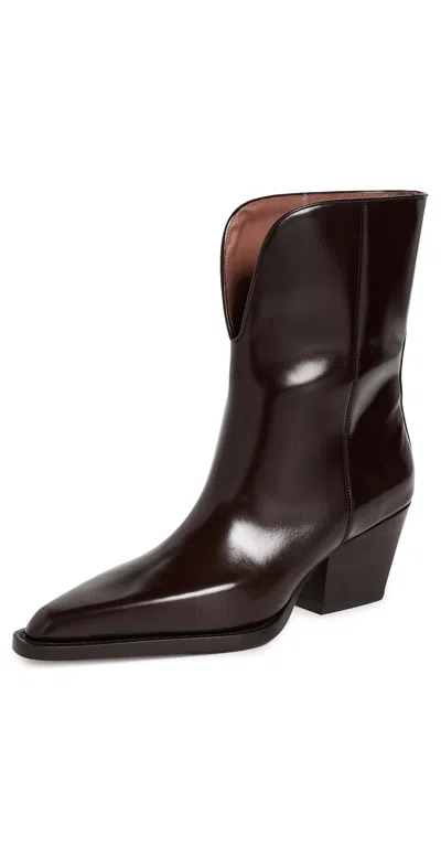 Paris Texas Jane Midcalf Boots 60 Ebano In Brown