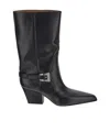 Paris Texas Jane Pull-on Boots In Black