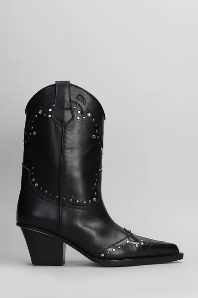 Paris Texas Janice Boot 60 Texan Boots In Black Leather