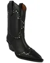 Paris Texas Janice Leather Boot In Blue