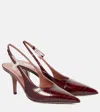 Paris Texas Jessica 75 Leather Slingback Pumps In Red