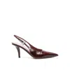 Paris Texas Jessica Leather Slingback Pumps In Red