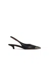 Paris Texas Mini Leather Western Pumps With 4 Cm Heel Height In Black