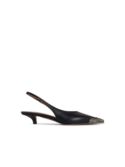 PARIS TEXAS PARIS TEXAS 'JESSICA' LEATHER SLINGBACKS