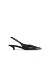 Paris Texas Mini Leather Western Pumps With 4 Cm Heel Height In Black
