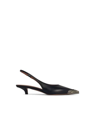 PARIS TEXAS PARIS TEXAS 'JESSICA' LEATHER SLINGBACKS