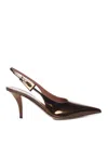 Paris Texas Jessica Patent Leather Slingback Pumps In Black