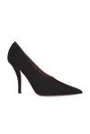 Paris Texas 110mm Suede Pumps In Black