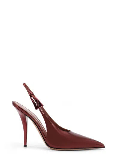 Paris Texas Jessica Slingback Mirror Leather Pumps