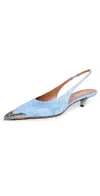 Paris Texas Jessica Western Slingbacks 35mm Jeans In Jeans