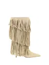 Paris Texas Jessie Boots In Ecru