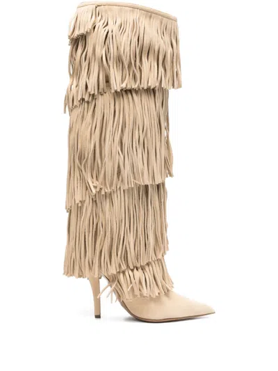 Paris Texas Jessie Boots In Neutral