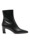 Paris Texas Lavinia Leather Ankle Boots In Black