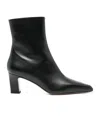 Paris Texas Lavinia Leather Ankle Boots In Black