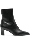 Paris Texas Lavinia Leather Ankle Boots In Black