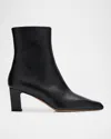 Paris Texas Lavinia Leather Ankle Boots In Black