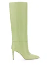 Paris Texas Knee-high 85 Stiletto Boots In Green