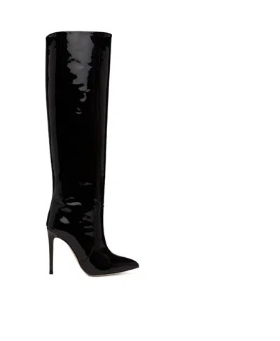 Paris Texas Knee-high Stiletto Boots In Black